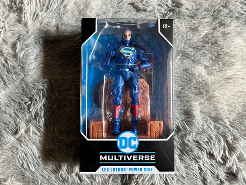 Figura Lex Luthor Power Suit Mcfarlane Dc Multiverse Trono (Usado)