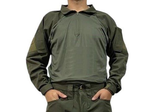 Remera Tactica Combat Shirt Gen4 Codera Cierre Premium Unifo