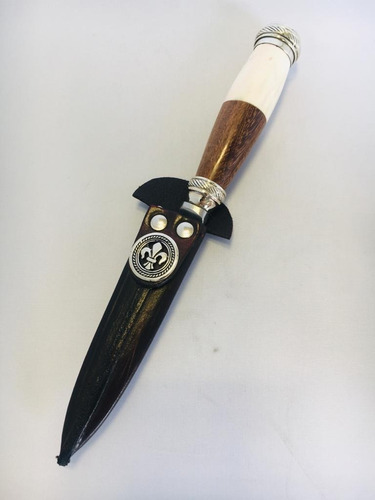 Imagen 1 de 5 de Cuchillo Artesanal Seigen 11,5 Cm/acero Inox 440 Y Alpaca