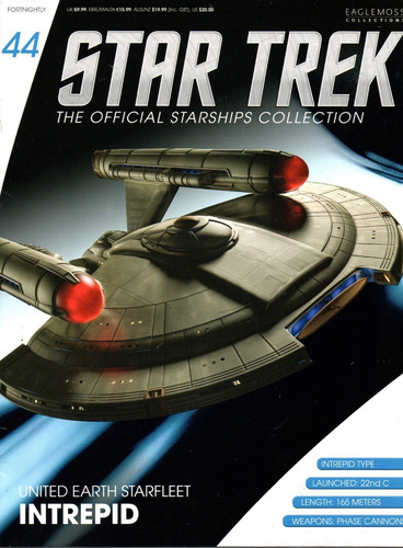 Miniatura Star Trek 44 - Intrepid - Bonellihq L19