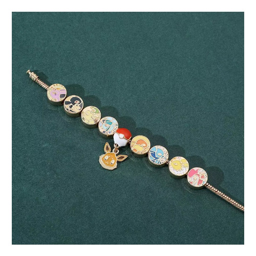 Pulsera Brazalete Eevee Evoluciones Pokemon Dijes