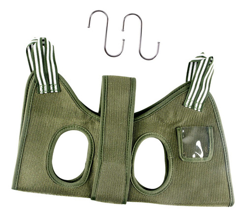 Bolsa De Sujeción Para Perros Y Gatos Con Gancho Verde L