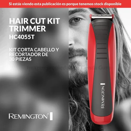 Corte Recortador Remington Kit 2 En 1 30 Piezas Hc4055t