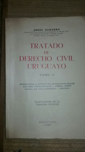 Tratado De Derecho Civil Uruguayo Gamarra Tomo 2