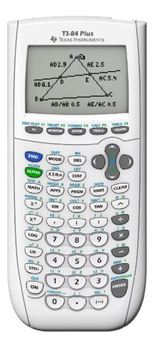 Calculadora Gráfica Texas Instruments Ti-84 Plus, Color Blan