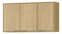 Comprar Mueble Aereo Alacena Armario De Cocina Gloria con 3 puertas con Estante 120 cm de Ancho Color Castaño