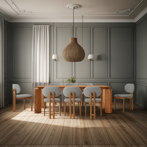 Conjunto Para Mesa De Jantar Com 8 Cadeiras Tokyo Luna Ii