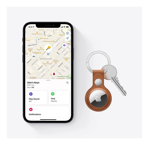 Imagen 3 de 6 de Apple Airtag Pack X4 Tracker Rastreador Localizador