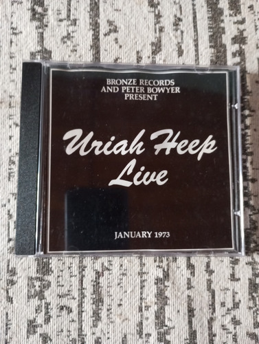Cd Uriah Heep Live January 1973 Estandar (Usado)