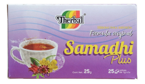 Imagen 5 de 5 de (3 Piezas) Té Samadhi Plus (25 Sobres) Therbal