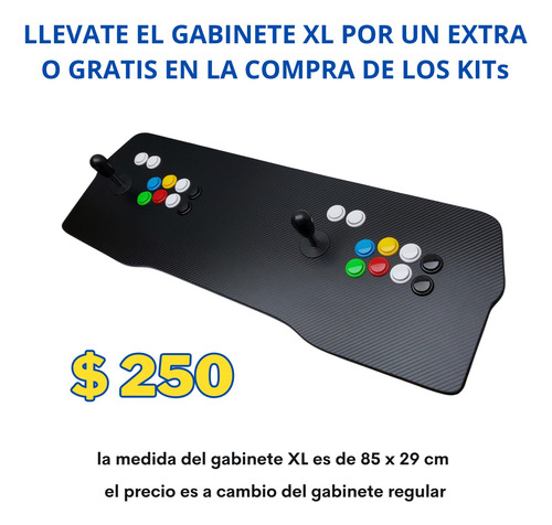 Control Arcade Doble Bluetooth Play Station 3