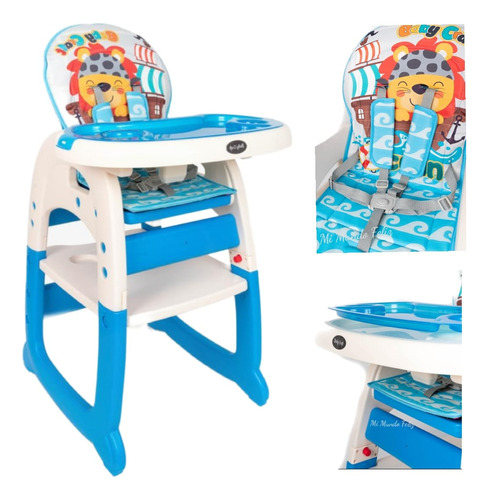 Silla De Comer Babyhappy 3 En 1 Para Bebe Niño O Niña Belen 