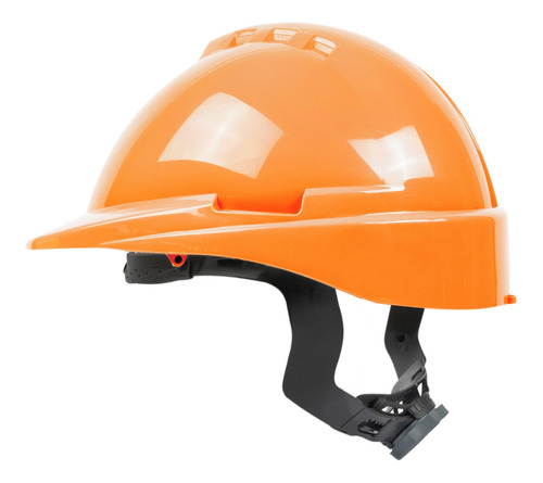 Casco Milenium Class Naranja Arnes Plastico Cremallera Libus