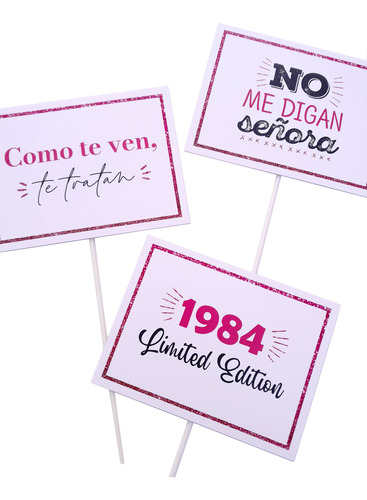Props Corpóreos Sintra 1mm Personalizados Para Fotos Frases