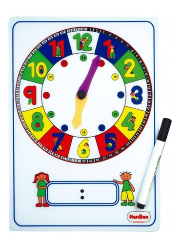 Reloj Manual De Números Con Niños