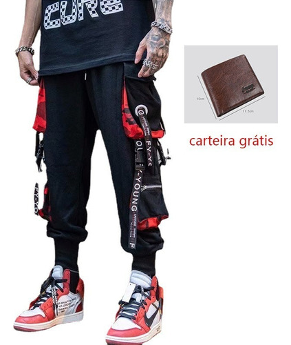 Pantalones Cargo De Hip Hop De Moda For Hombres