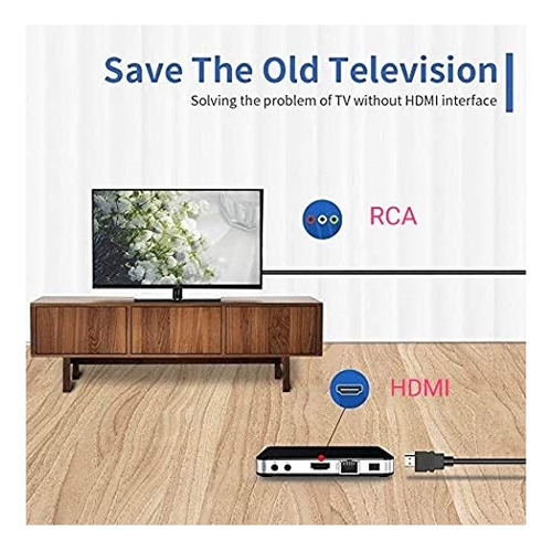 Kdca Cable Hdmi A Rca, 1080p Hdmi Macho A 3-rca Audio Video Av Componente Convertidor Cable Adaptador Para Hdtv