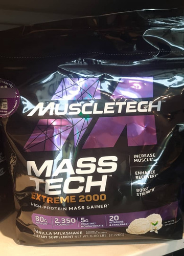 Muscletech Mass Tech Extreme 2000 Suplemento 12 Libras