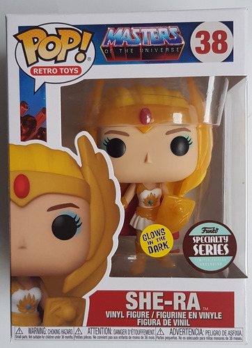 Masters Of The Universe Funko Pop De She-ra Glow 38 Nuevo !!