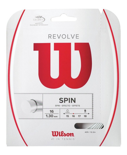 Cuerda Para Raqueta De Tenis Wilson Revolve 16 Wh