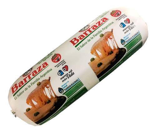 Queso Muzzarella Barraza Cilindro X 1 Kg (precio X Unid)