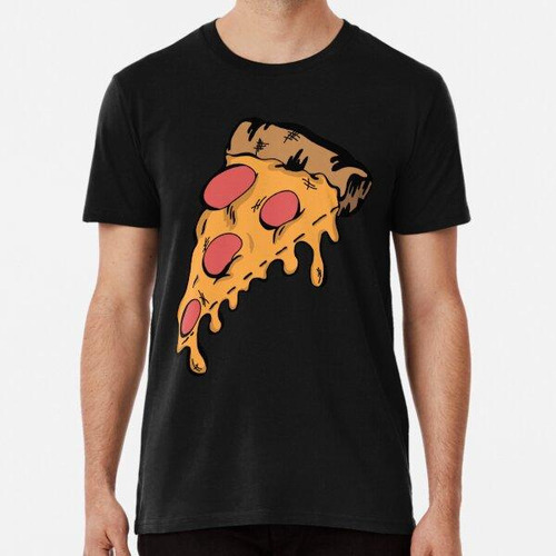 Remera Gran Rebanada De Pizza Algodon Premium