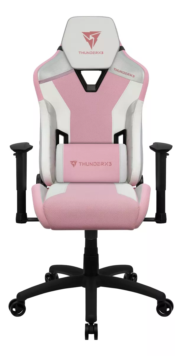 Segunda imagem para pesquisa de cadeira gamer rosa