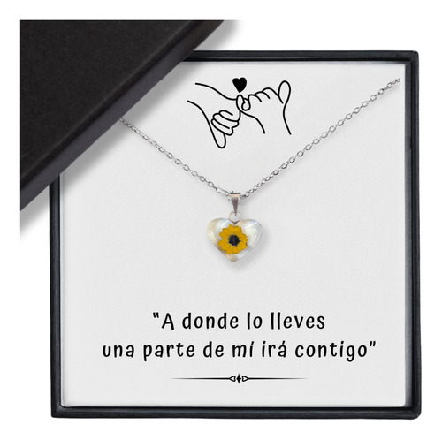 Joyeria Nice Dijes Cadenas Plata Joyas Regalos Mujer Girasol