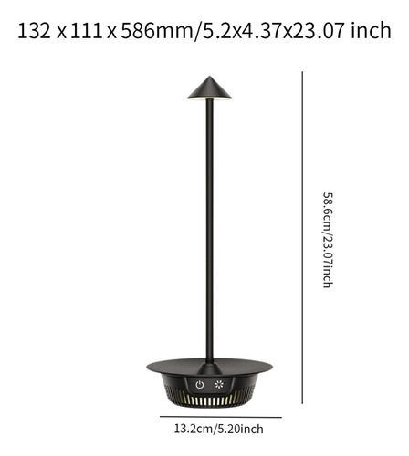 Lámpara De Escritorio Led, Lámpara De Mesa Para Cena,