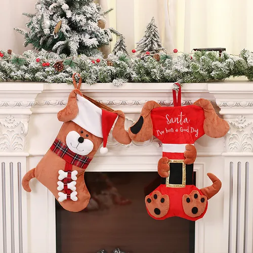 Adornos Navideños, Calcetines, Colgantes For Perros Y Gatos