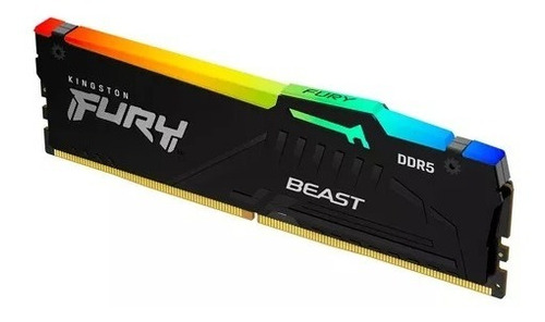 Imagen 5 de 5 de Memoria Ram Ddr5 8gb 5200mhz Kingston Fury Beast Rgb