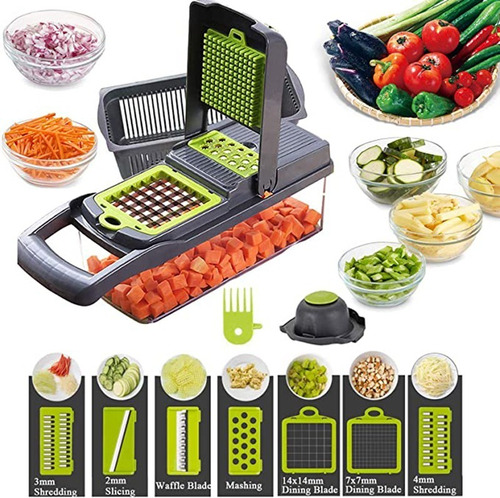 Rallador Cortador Picadora De Verduras Fruta Manual Dicer