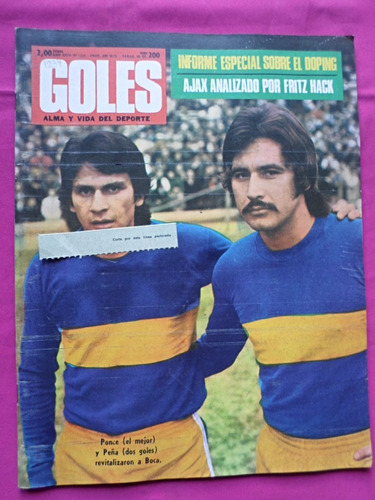 Revista Goles N° 1234 Ponce Y Peña Boca -  Tc Gradassi