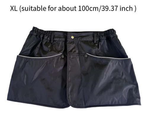 Delantal De Entrenamiento Para Perros Con Bolsillos Black Xl