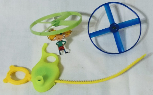 Juguete Patitas Lanza Discos Volador Niños Retro