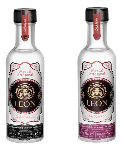 Mezcal Artesanal Premium León Set Pack Full Cata 8 Agaves