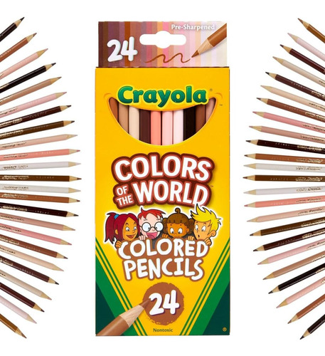 Crayola 24 Colores Colors Of The World Tonos Piel 