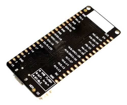 Tarjeta Desarrollo Esp32 Larga Wemos Lolin32 V1.0.0 36 Pines