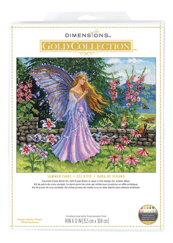Dimensions 70-35410 Gold Collectiom Summer Fairy - Kit De Pu