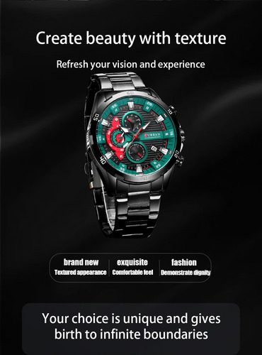 Imagen 6 de 8 de Reloj Hombre Curren Imported 8402.