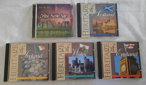 5 Cd Celta Heritage Inglaterra Escocia Irlanda Gales New Age