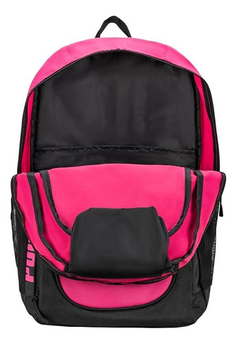 Mochila Urbana Puma Contender Backpack Color Rosa Chicle Diseño Lisa