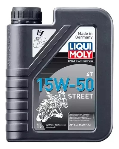 Aceite De Moto Liqui Moly Motorbike 4t 15w50 Street 1l