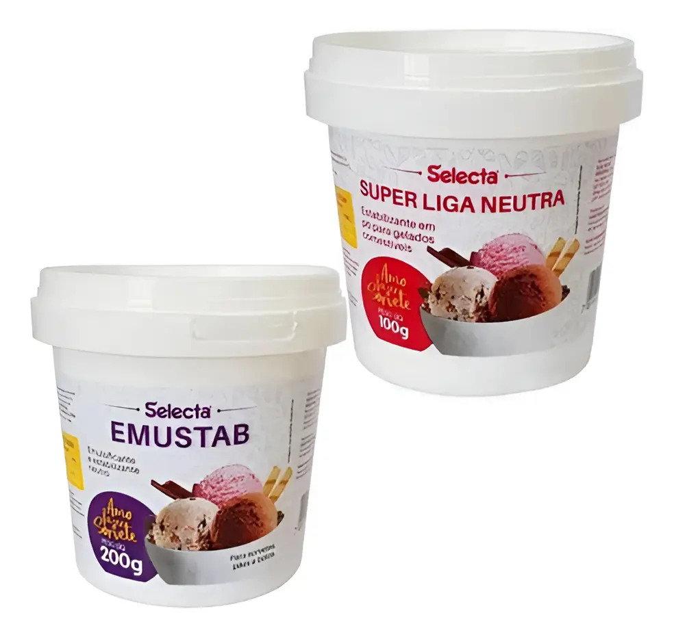 Kit 1 Liga Neutra + 1 Emustab Estabilizante Selecta