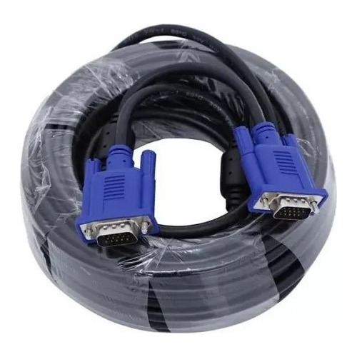 Cable Vga 20 Metros De Largo 15 Pin Doble Filtro