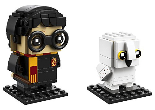 Lego Brickheadz 180 Peças, Harry Potter E Hedwig, Edifício K