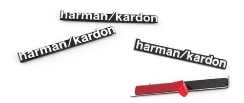 Emblema Harman Kardon Automovil Parlante Adhesivo X4 Piezas