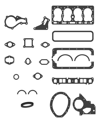 Juntas De Motor (juego) - Ika-willys Jeep (con Retenes)