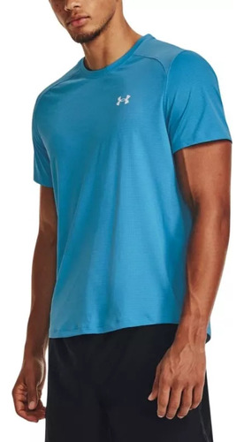 Playera Running Under Armour Coolswitch Run Azul Hombre 1371