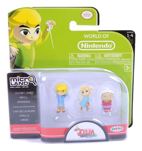 Figuras World Of Nintendo Zelda The Wind Waker 3 Cm Ruz